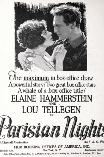 Poster de Filme Noites Parisienses (1925)