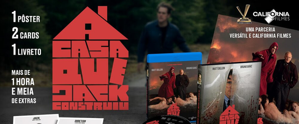 A Casa Que Jack Construiu será lançado em DVD e Blu-Ray