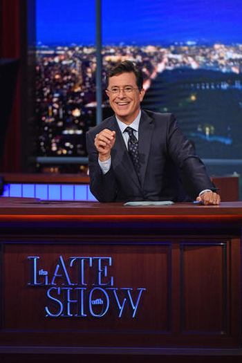 Poster de TV The Late Show com Stephen Colbert (2015)