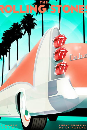 Poster de Filme Rolling Stones - Havana 2016 (2016)