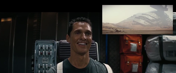 Matthew McConaughey reagindo ao teaser de “Star Wars”