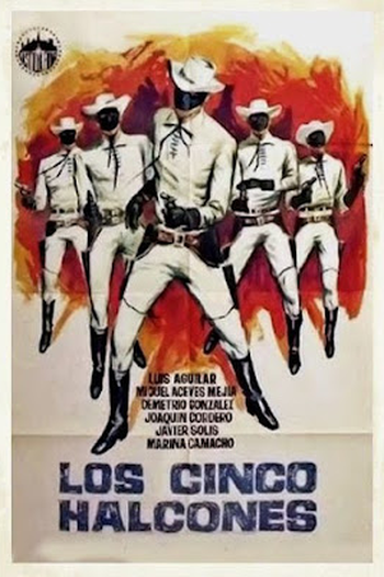 Poster de Filme Os 5 Falcões Negros (1962)