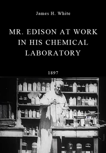 Thomas Edison trabalhando em seu laboratório de química (Mr. Edison at Work in His Chemical Laboratory)
