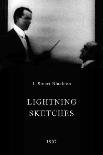 Poster de Curta Lightning Sketches (1907)