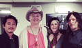 [FOTO] Bill Murray com o elenco de Walking Dead