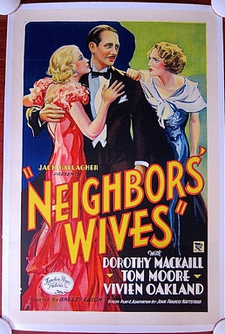 Poster 1 de Filme Neighbors' Wives (1933)