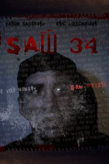 Poster de Curta Saw 34 (2014)