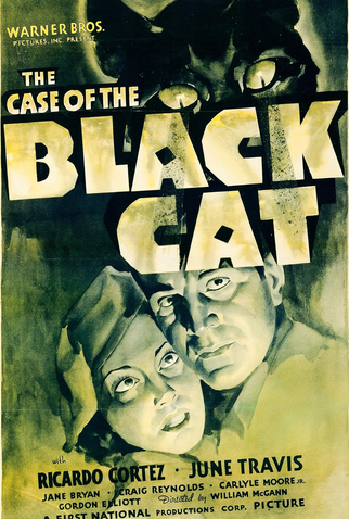 Poster 1 de Filme O Caso do Gato Preto (1936)