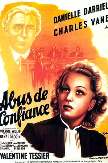 Poster de Filme Abuso de Confiança (1938)