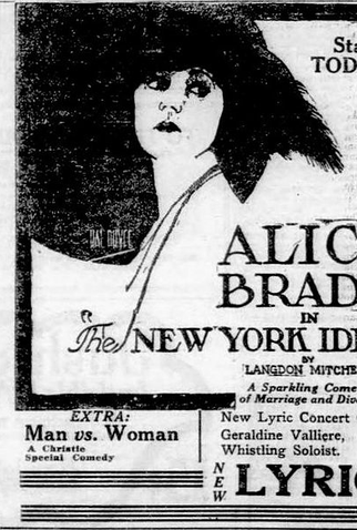 Poster 1 de Filme The New York Idea (1920)