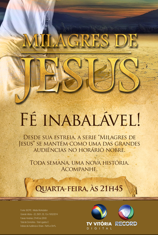 Poster 2 de Série Milagres de Jesus (1ª Temporada) (2014)