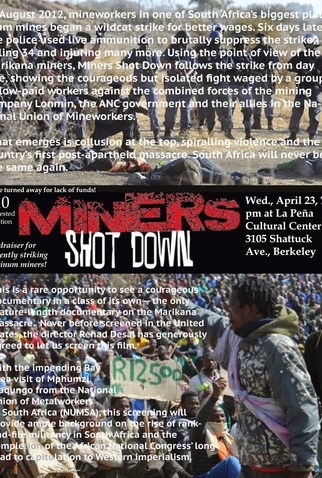 Poster 5 de Filme Miners Shot Down (2014)