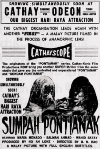 Poster 1 de Filme Sumpah Pontianak (1958)