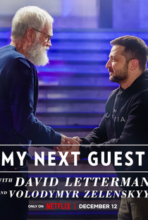 O próximo convidado com David Letterman e Volodymyr Zelensky - Poster / Capa / Cartaz - Oficial 1