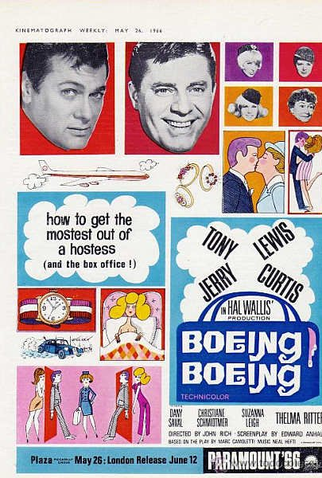 Poster 1 de Filme Boeing, Boeing (1965)