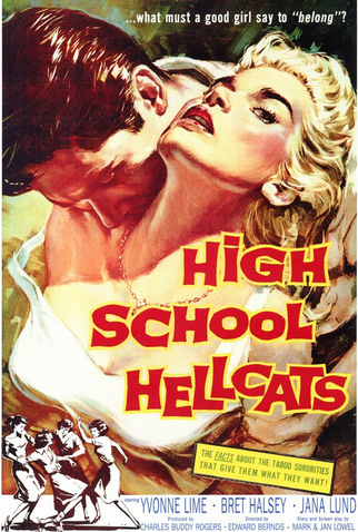 Poster 2 de Filme High School Hellcats (1958)