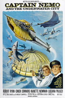 Capitão Nemo e a cidade flutuante - Poster / Capa / Cartaz - Oficial 1