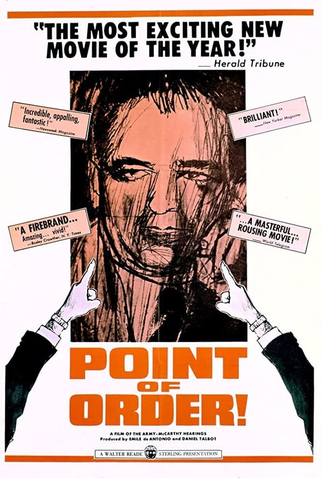 Poster 2 de Filme Point of Order! (1964)