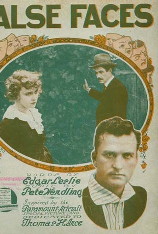 Poster 1 de Filme Caras Falsas (1919)