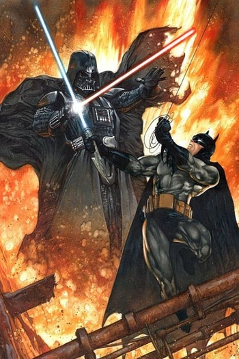  de Curta Batman vs Darth Vader (2014)