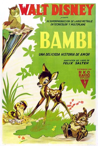 Poster 7 de Filme Bambi (1942)