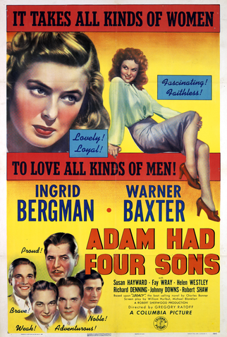 Poster 2 de Filme Os 4 Filhos de Adão (1941)