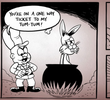 Funny Book Bunny