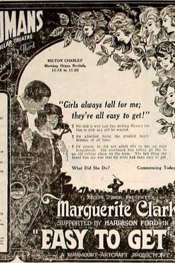 Poster de Filme Easy to Get (1920)