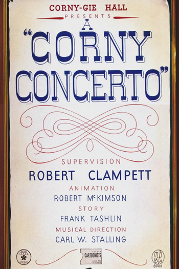 Poster de Curta O Concerto Dos Patos (1943)