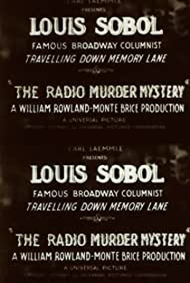 The Radio Murder Mystery - Poster / Capa / Cartaz - Oficial 1