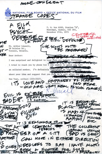 Poster de Curta Strange Codes (1972)