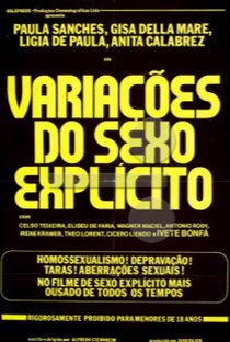 Variações do Sexo Explícito - Poster / Capa / Cartaz - Oficial 1