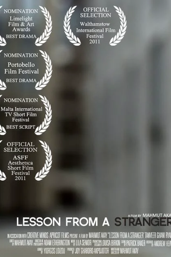 Poster de Curta Lesson from a Stranger (2011)