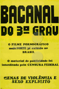 Bacanal do Terceiro Grau - Poster / Capa / Cartaz - Oficial 2