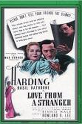 Poster de Filme Amor de um estranho (1937)