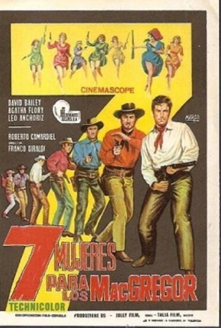 Poster 2 de Filme Sete Mulheres Para os MacGregor (1967)