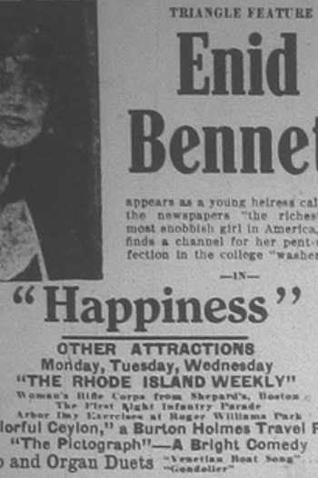 Poster de Filme Happiness (1917)