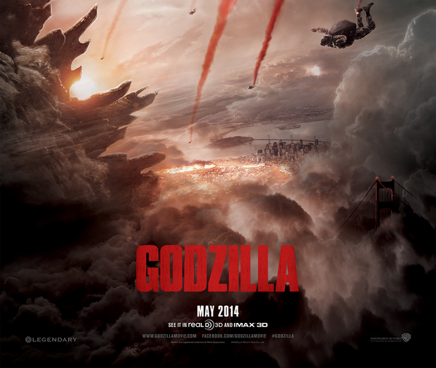 Veja a escala épico do monstro no segundo trailer de GODZILLA