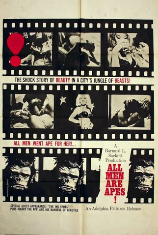 Poster 1 de Filme All Men Are Apes! (1965)