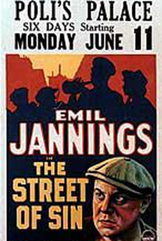 Poster 2 de Filme Rua do Pecado (1928)