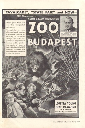 Poster de Filme Um Romance em Budapeste (1933)