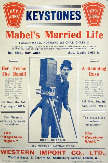 de Curta Carlitos e Mabel se Casam (1914)