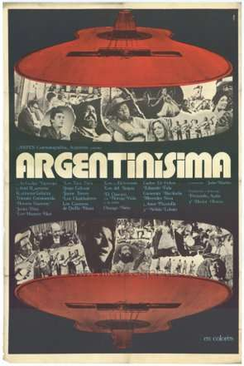 Poster de Filme Argentinísima (1972)