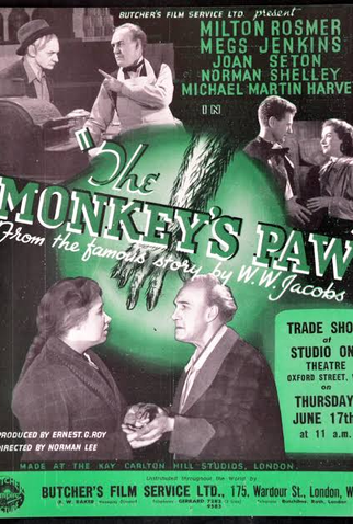 Poster 1 de Filme A Pata do Macaco (1948)