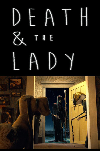 Poster de Curta Death and the Lady (2021)
