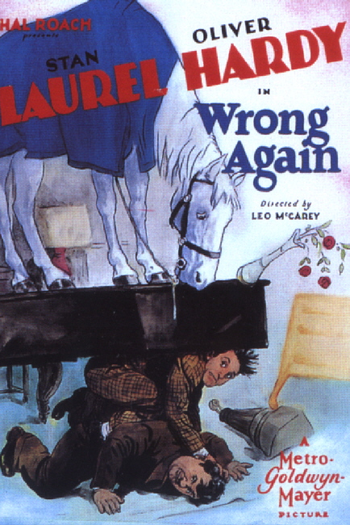 Poster de Curta Novamente Errado (1928)