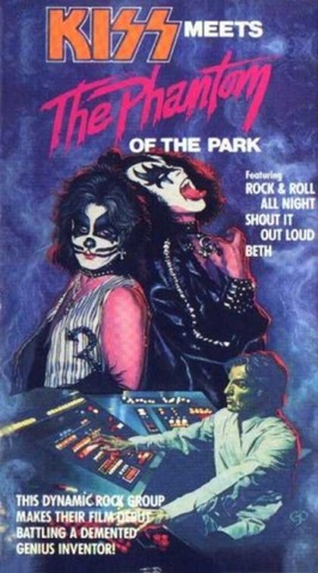 Dicas de Filmes Rock com Cafeína: Kiss Contra o Fantasma do Parque (1978)