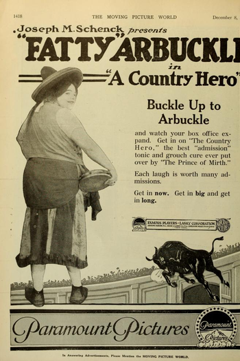 Poster de Filme A Country Hero (1917)