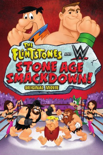 Poster de Filme Os Flintstones e as Estrelas do WWE (2015)