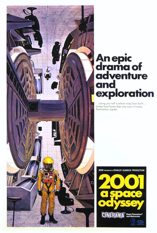 Poster 51 de Filme 2001: Uma Odisseia no Espaço (1968)